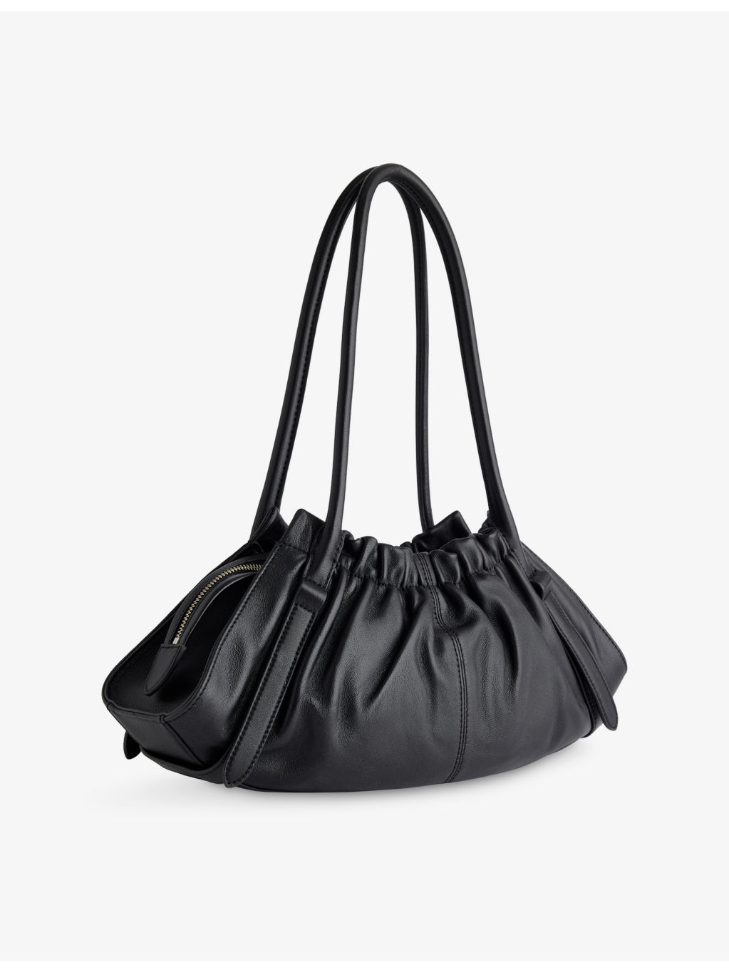 Cristina Logo-Plaque Leather Satchel Bag - 5