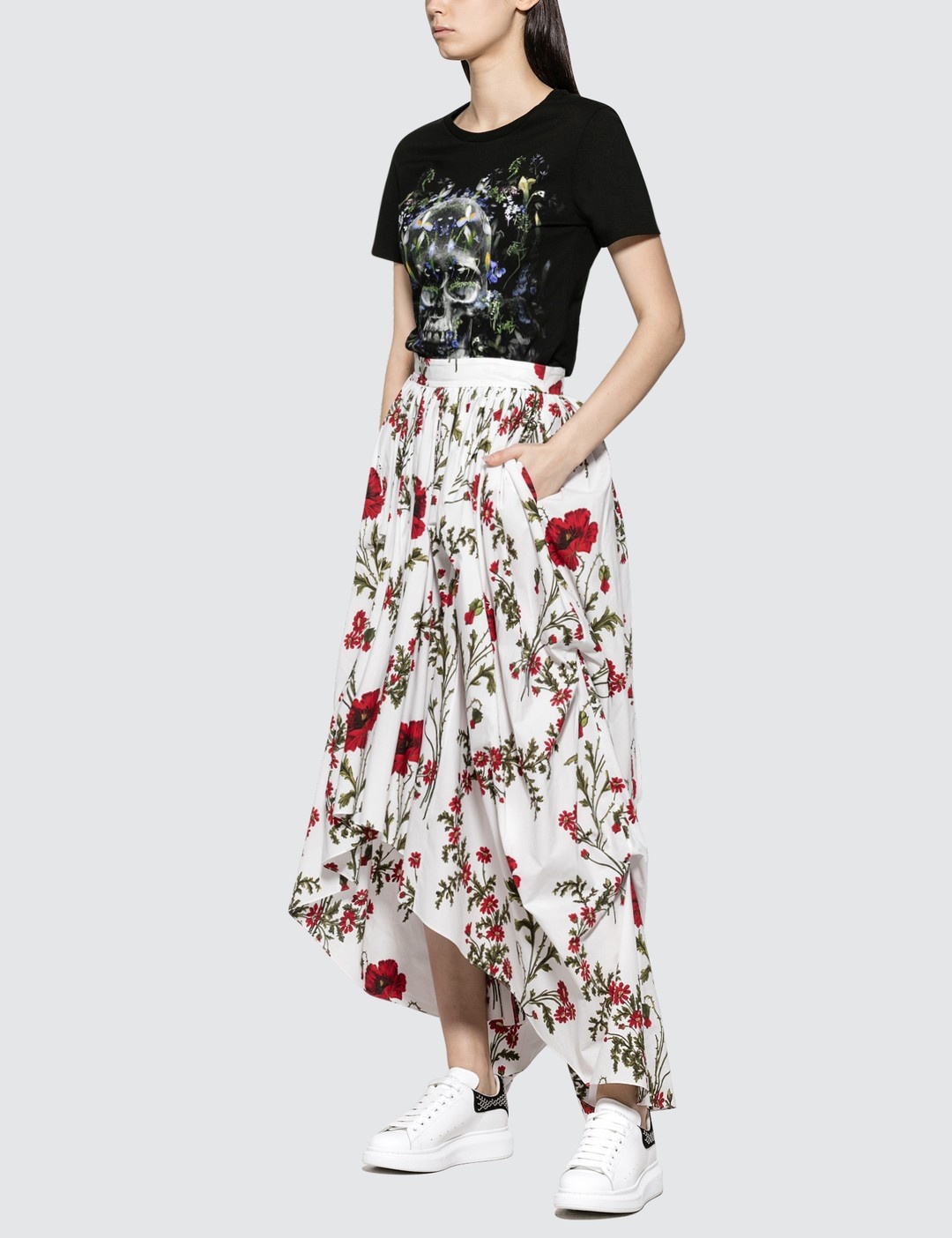 FLORAL SKIRT - 4