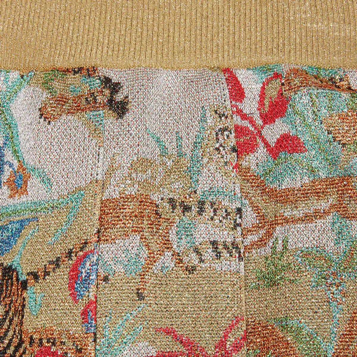 Gucci Tiger jacquard pleated skirt - 5