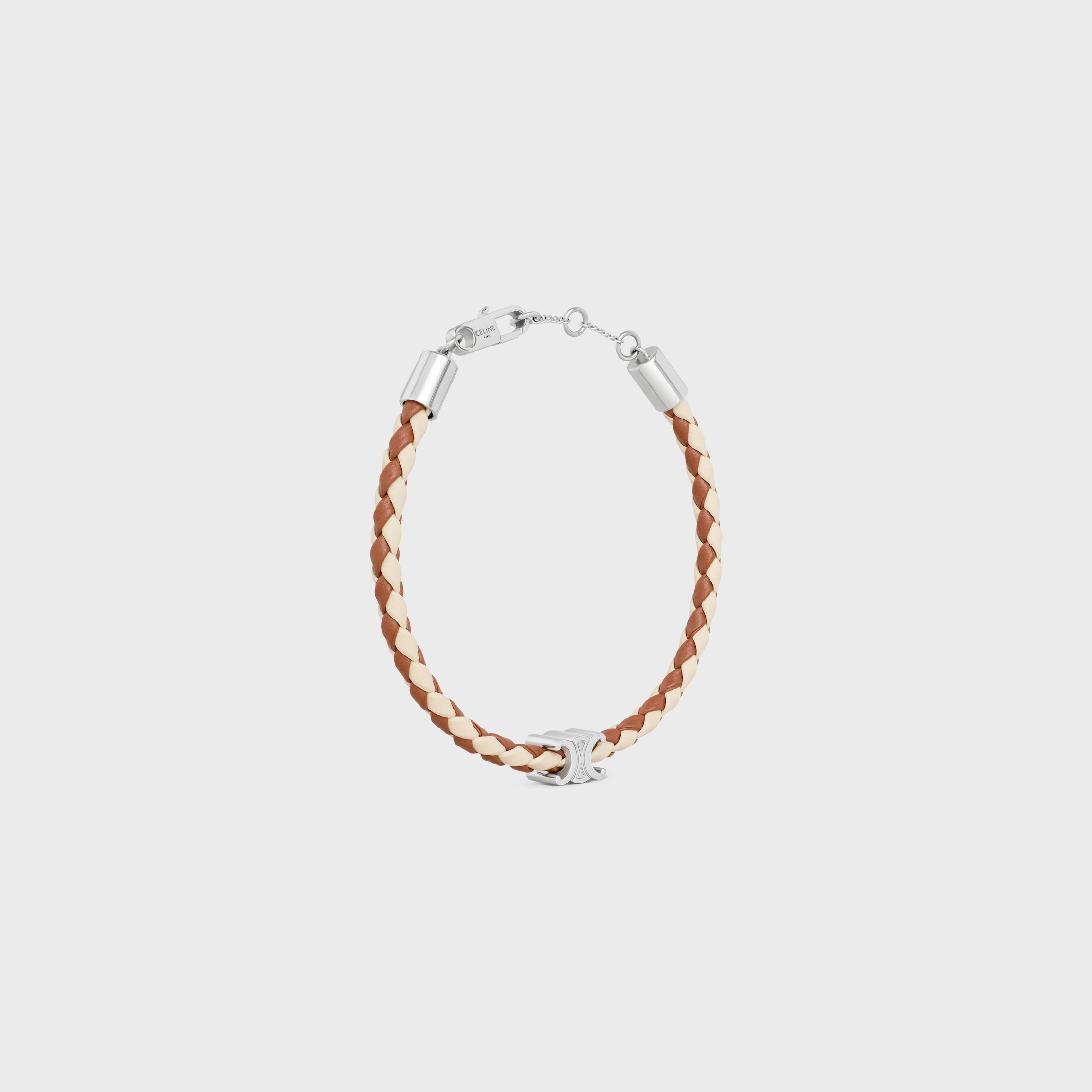 Triomphe Beach Bracelet IN Brass and Smooth Calfskin - 3