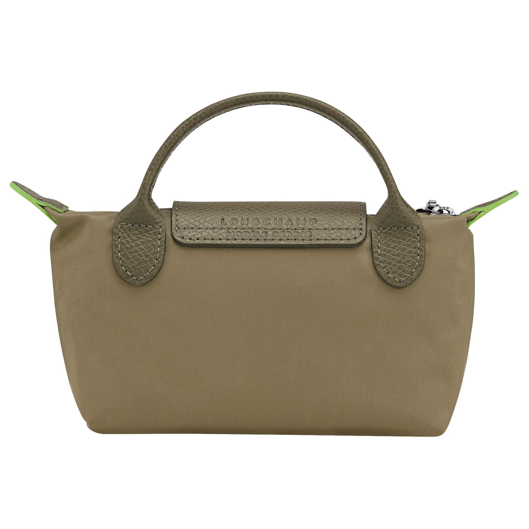 Le Pliage Green Pouch with handle Artichoke - Recycled canvas - 4