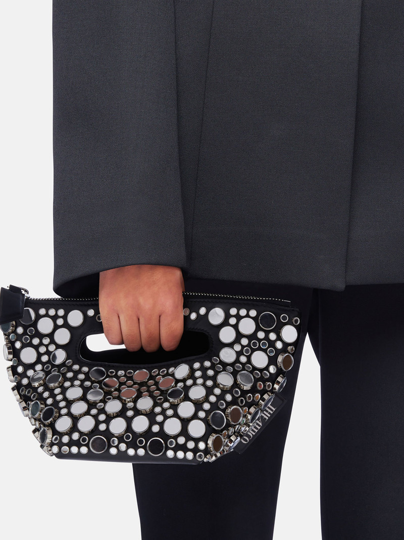 ''VIA DEI GIARDINI 15'' BLACK TOTE BAG 2