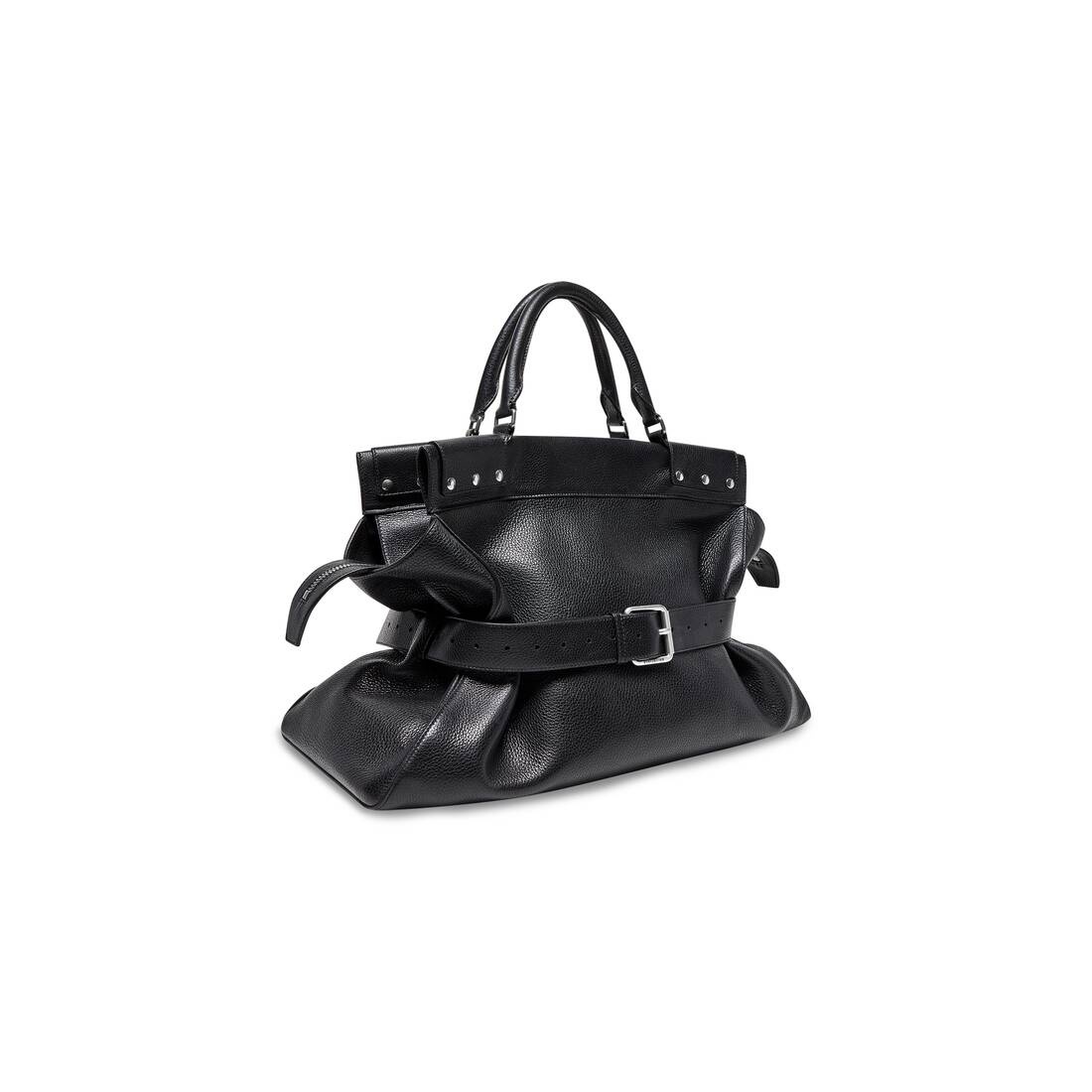 BALENCIAGA Waist Large Bag in Black | REVERSIBLE
