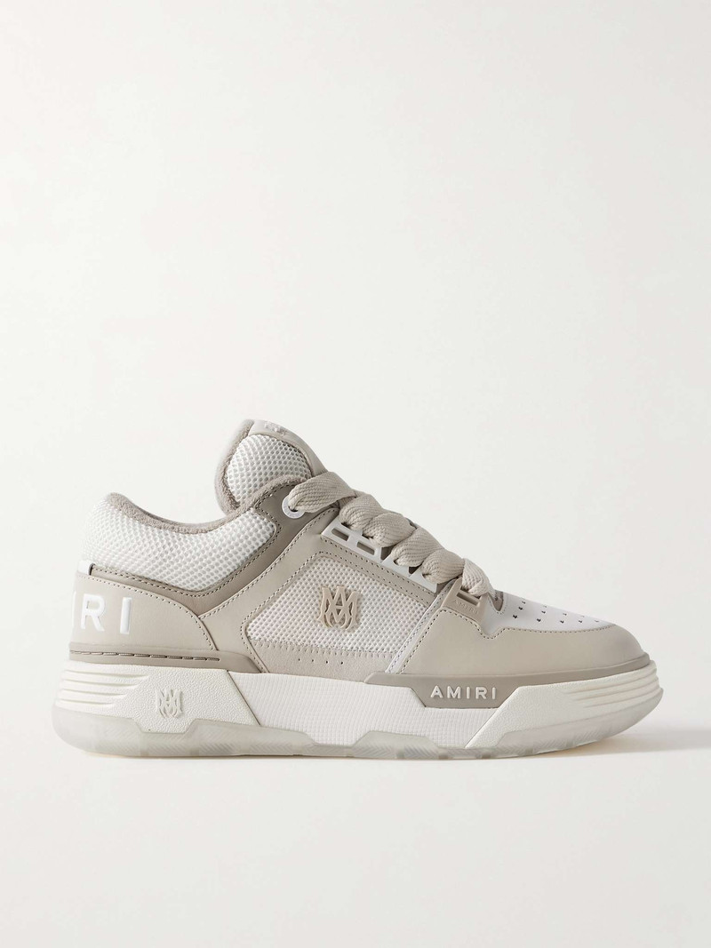 MA-1 Mesh, Leather and Suede Sneakers - 1