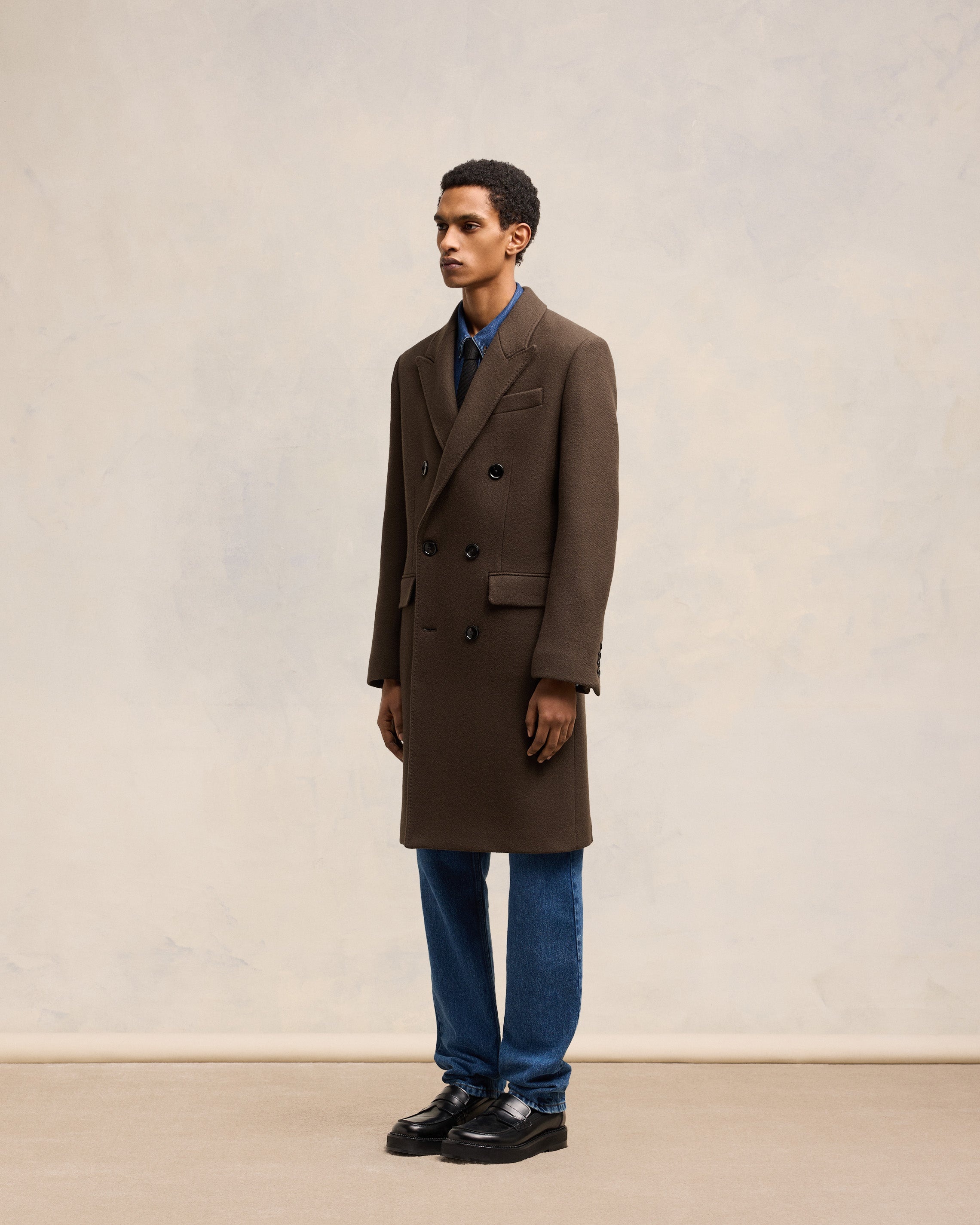 DOUBLE BREASTED COAT - 6