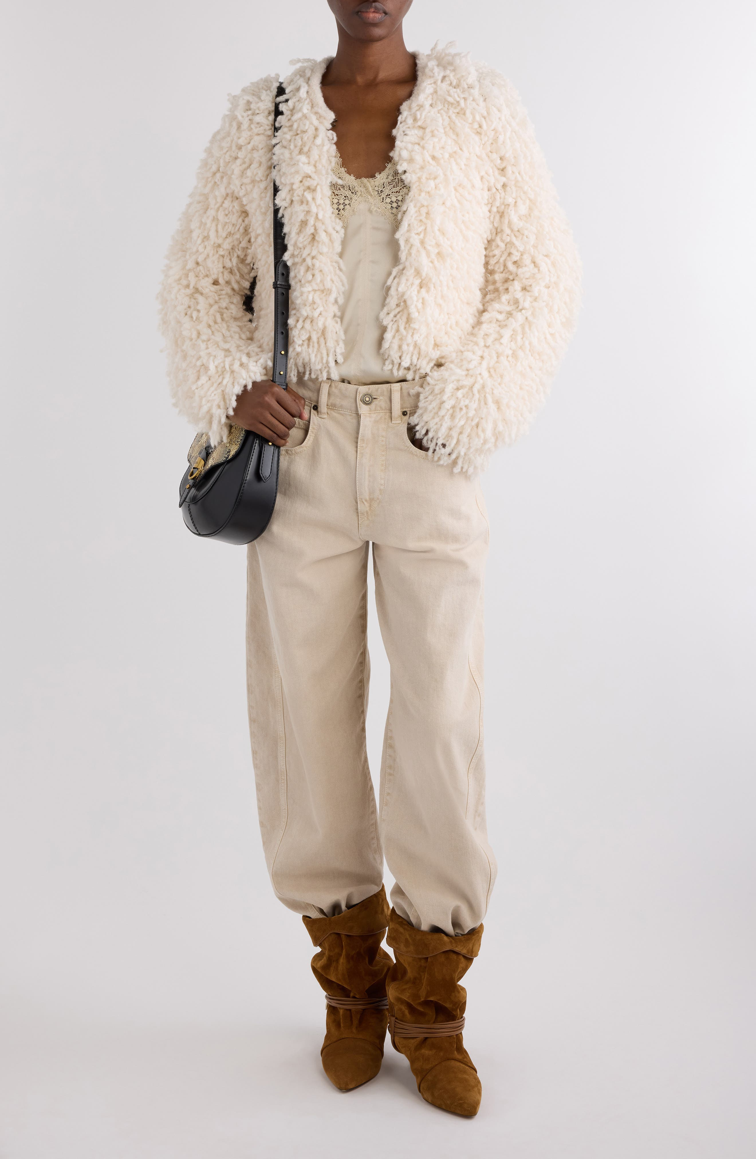 Isabel Marant Fedra Chenille Jacket in Ecru at Nordstrom - 2