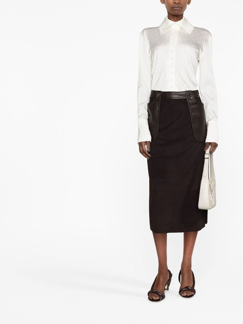 LOW CLASSIC high-waisted A-line skirt outlook