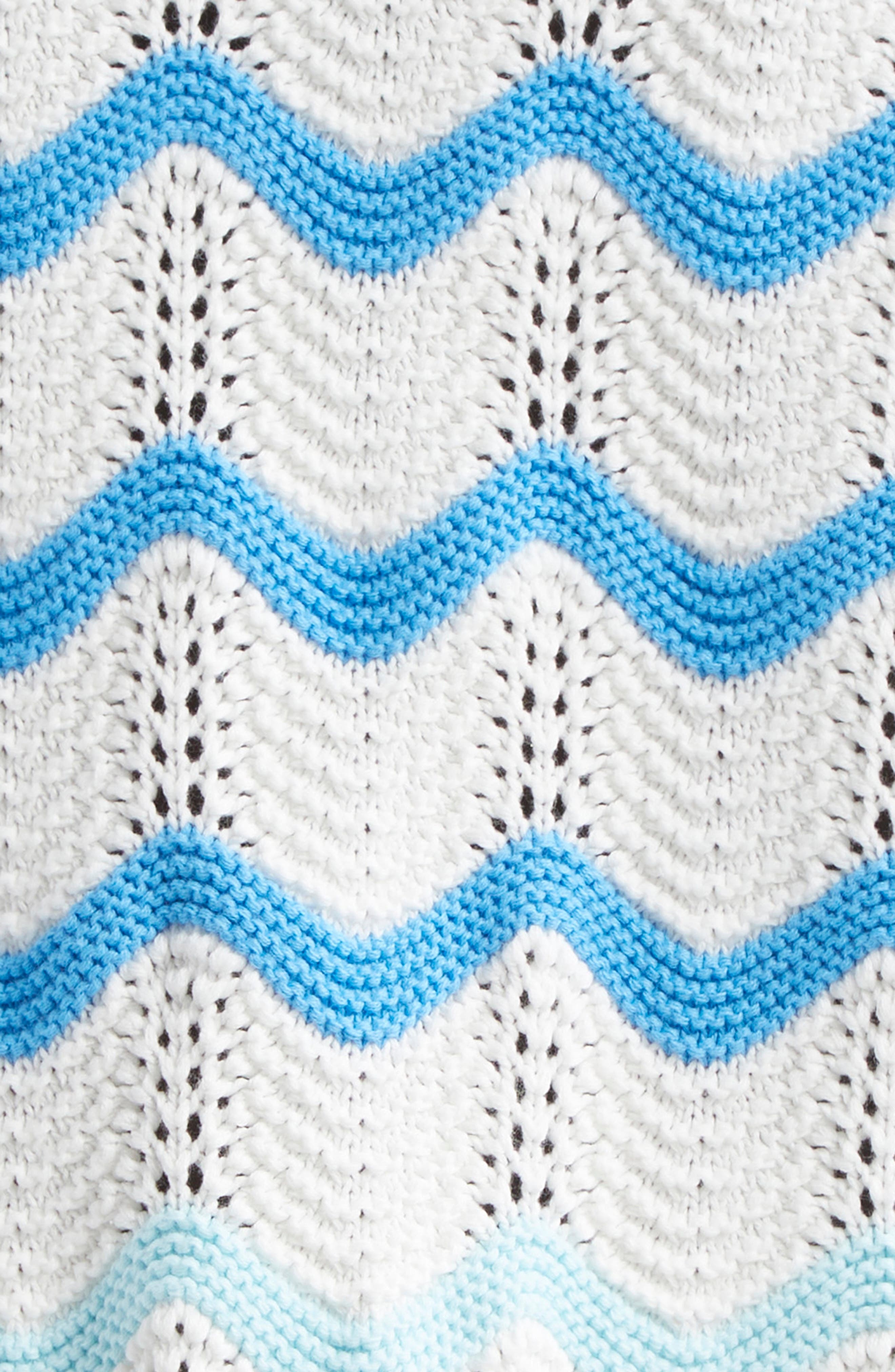 Casablanca Gradient Wave Crochet Camp Shirt in Multi at Nordstrom - 7
