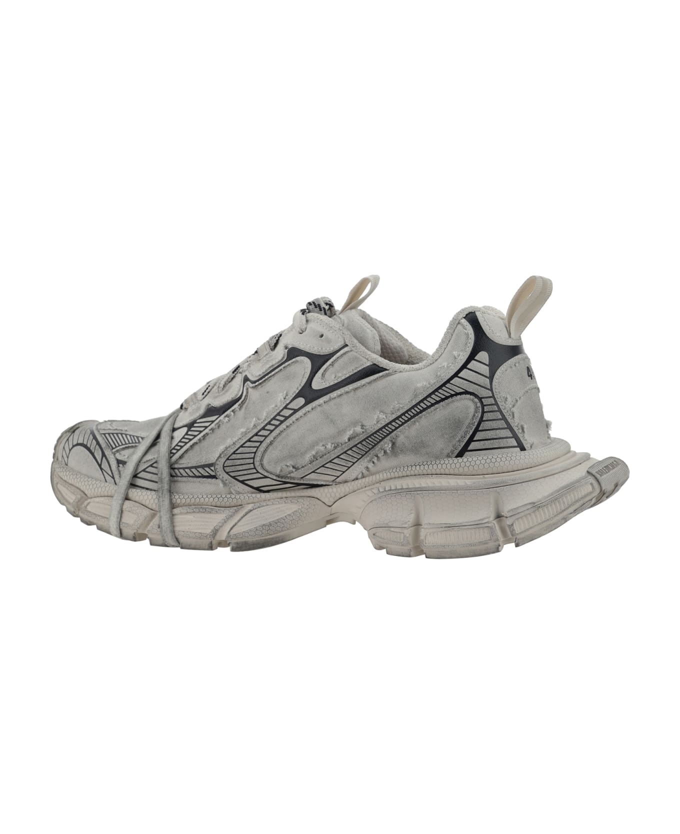 3xl Fabric Low-top Sneakers - 3