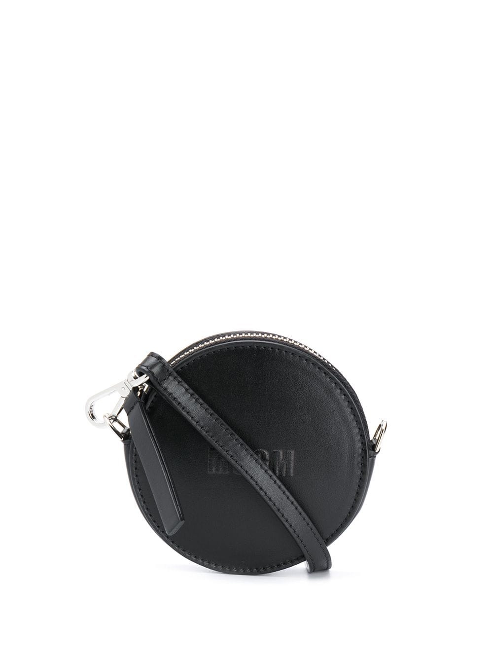 round leather bag - 1