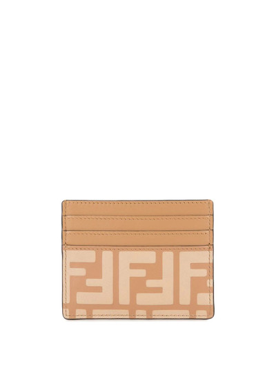 FENDI FF logo-print cardholder outlook