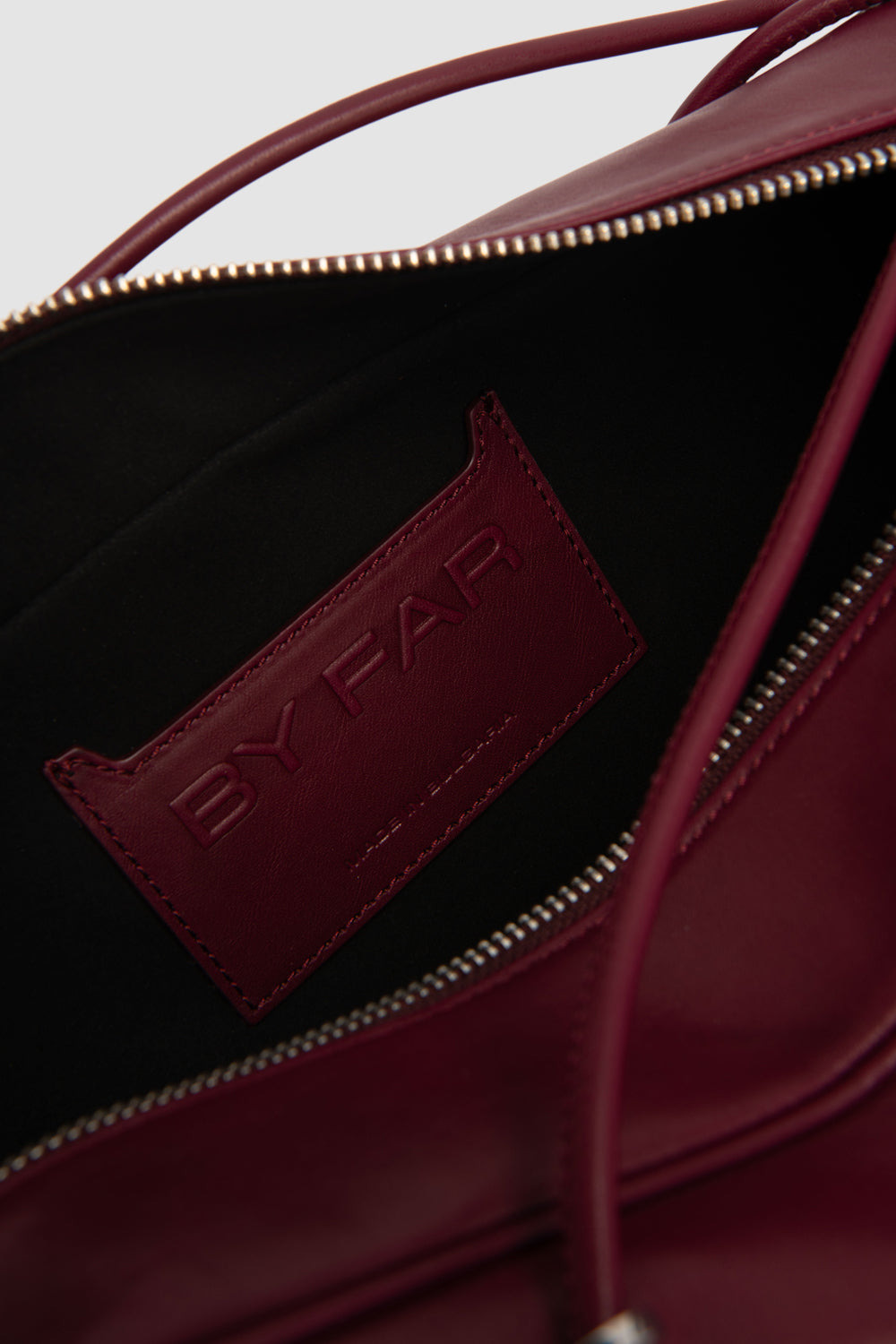 Kimberly Sour Cherry Nappa Leather Shoulder Bag - 5