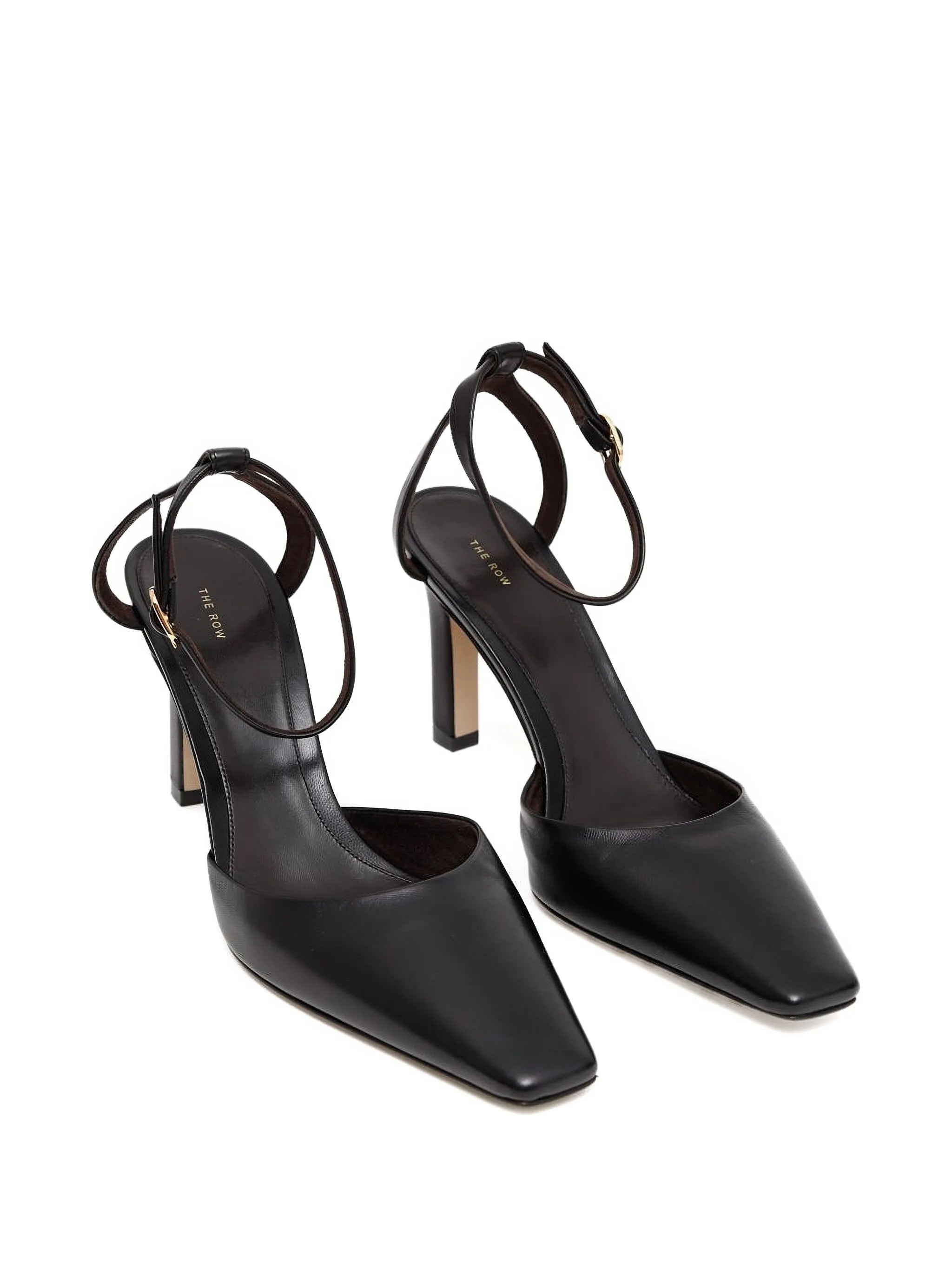 ankle-strap pointed-toe flats - 2