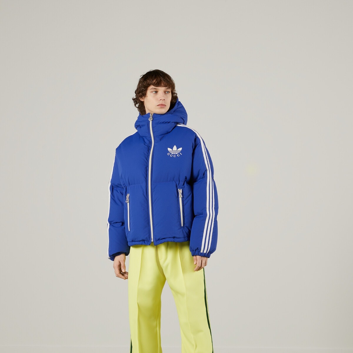 adidas x Gucci nylon down jacket - 6