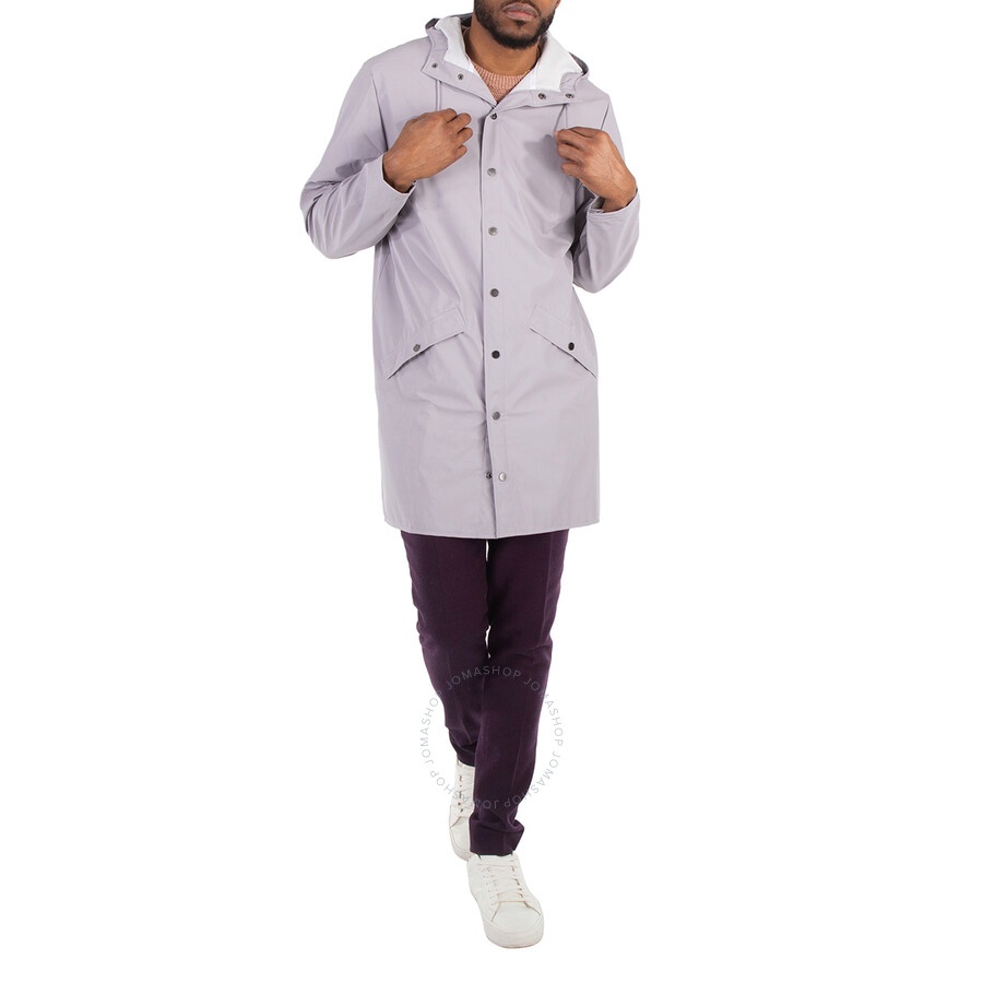 Rains Lightweight Waterproof Long Jacket - 4