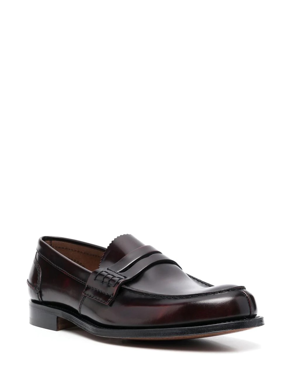 penny-slot leather loafers - 2