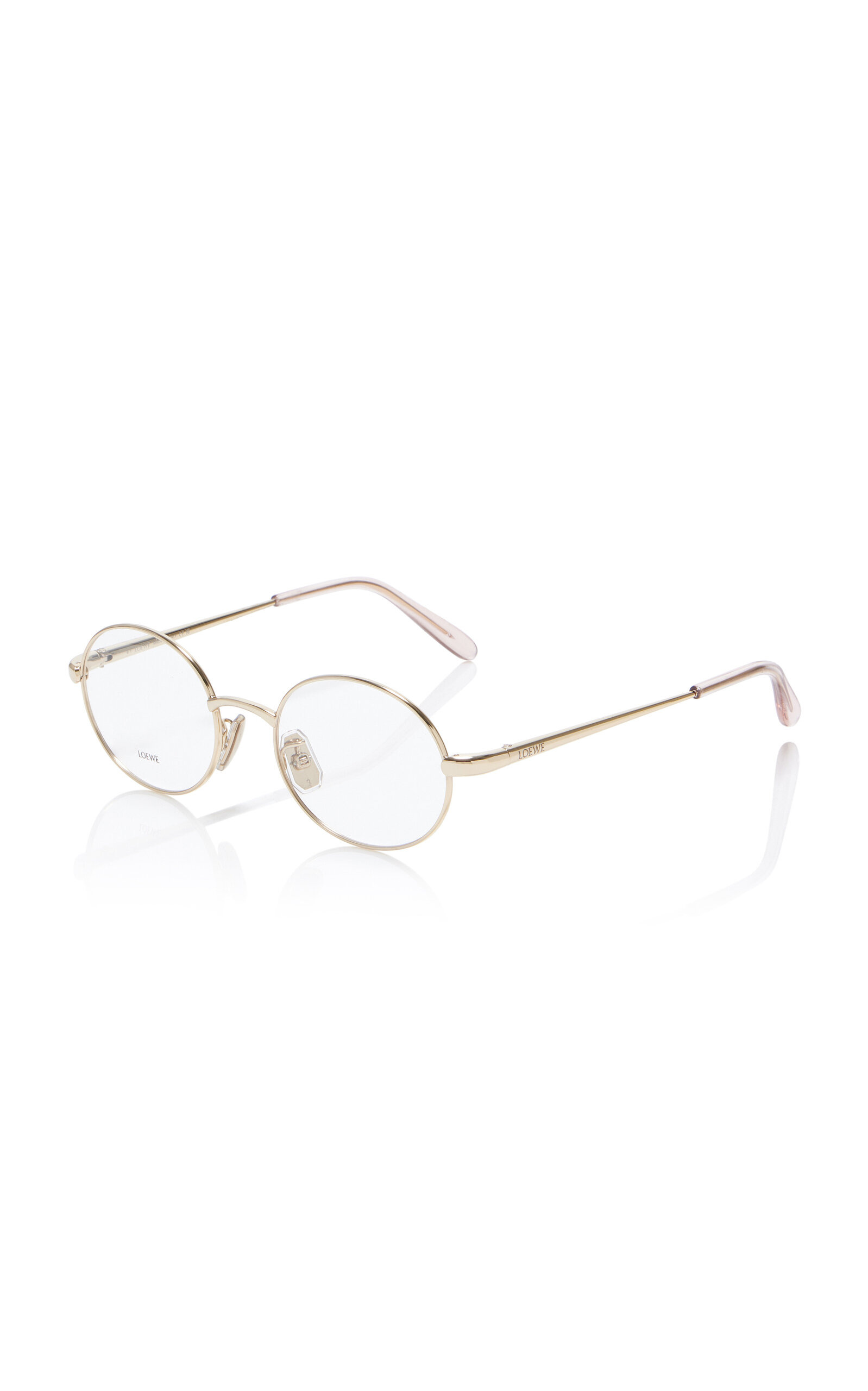 Round-Frame Metal Glasses gold - 3