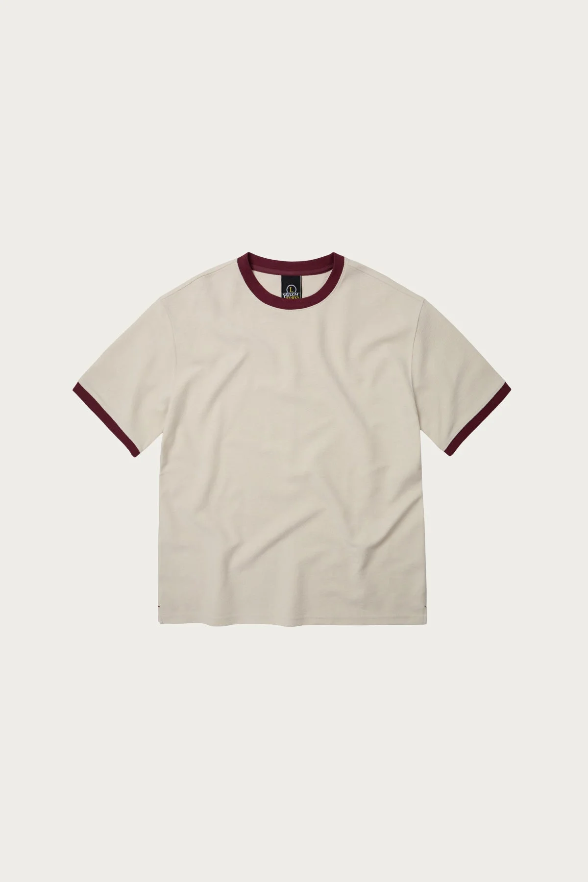 Terry Ringer Half Tee - White - 1