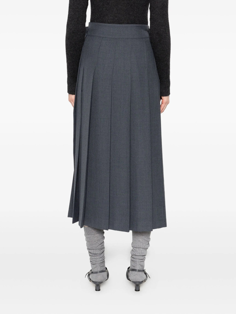 RÓHE Rohe Buttoned Midi Pleated Skirt outlook