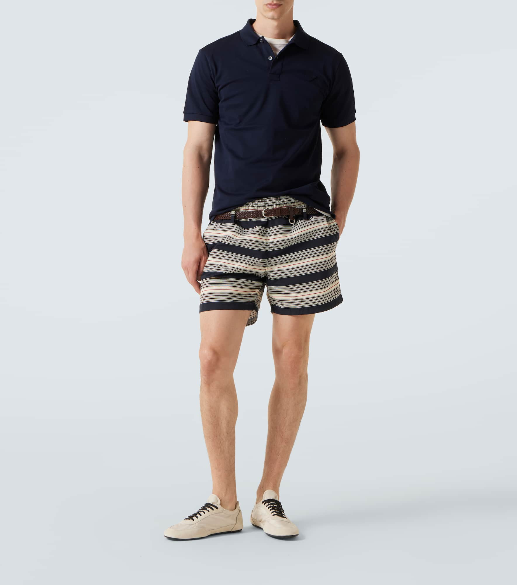 Collapse Re-Nylon and suede sneakers - 2