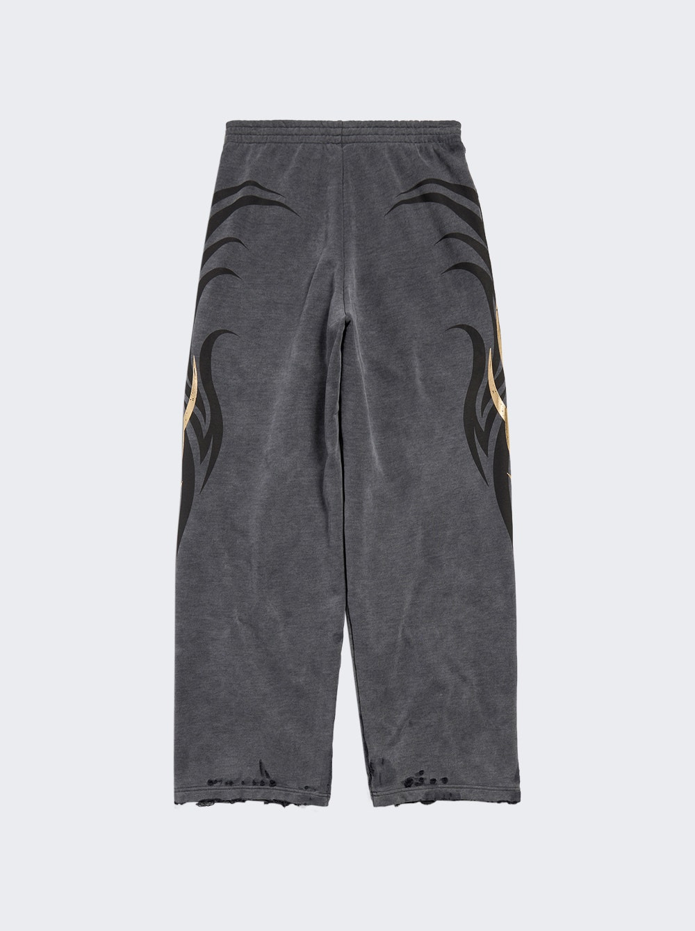Baggy Sweatpants Super Faded Wash Black - 2