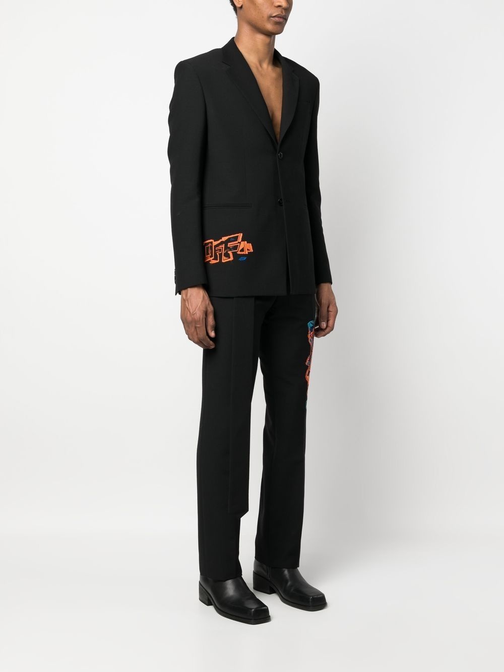Graf Coupe' Strap Rel single-breasted blazer - 3