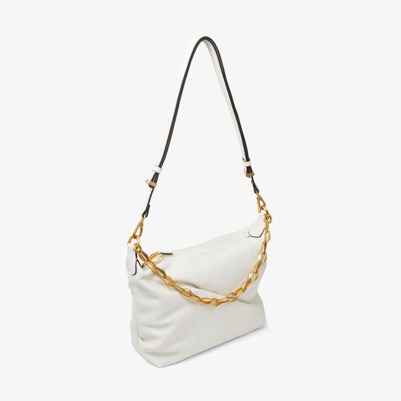 Diamond Soft Hobo S
Latte Soft Calf Leather Hobo Bag with Chain Strap 3