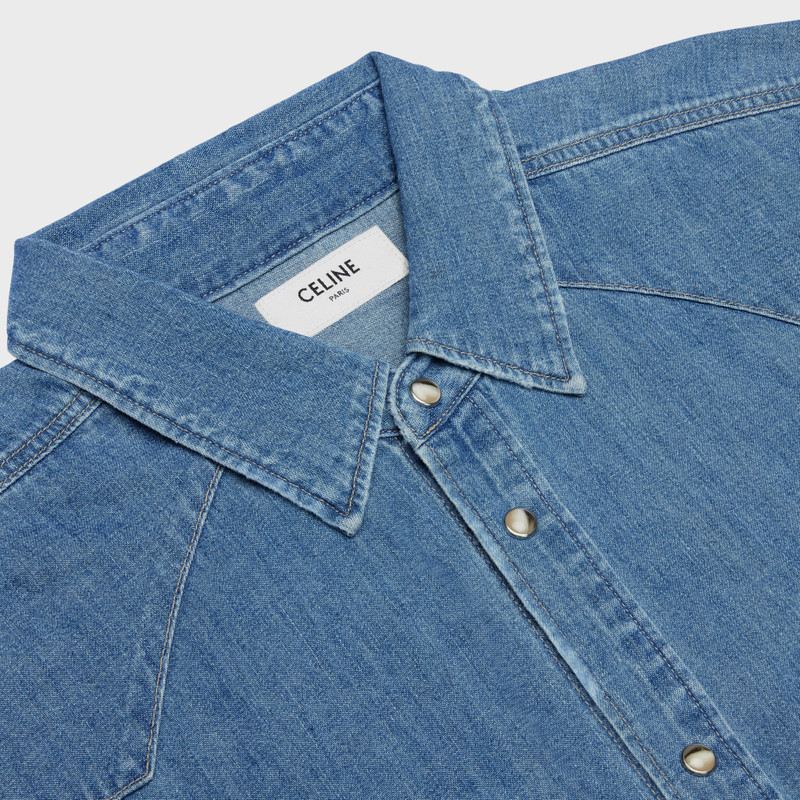 COWBOY PAINTER SHIRT IN DENIM 3