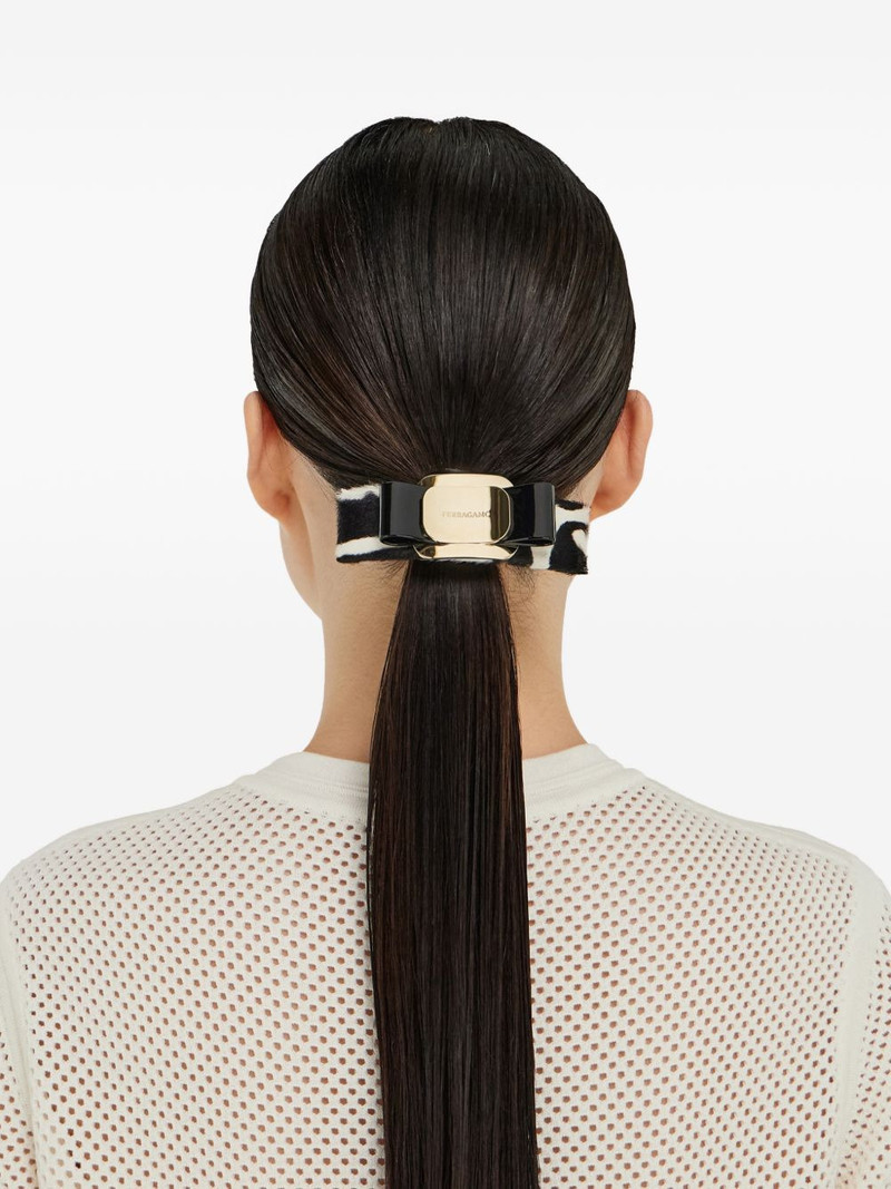 Vara Bow zebra-print hairclip 4