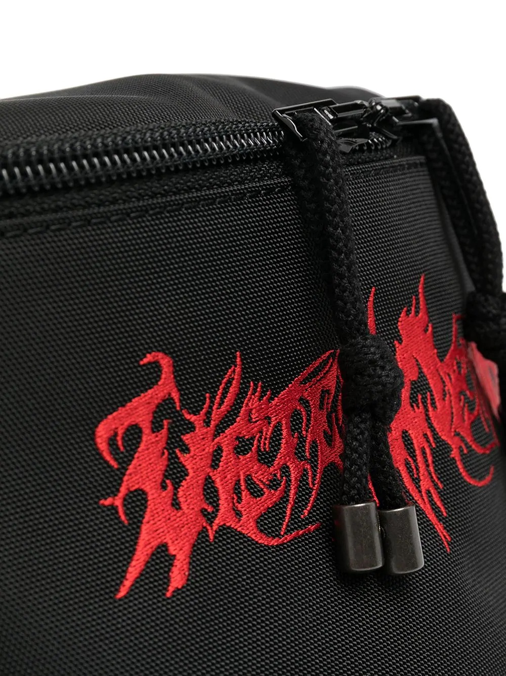 logo-embroidered belt bag - 4