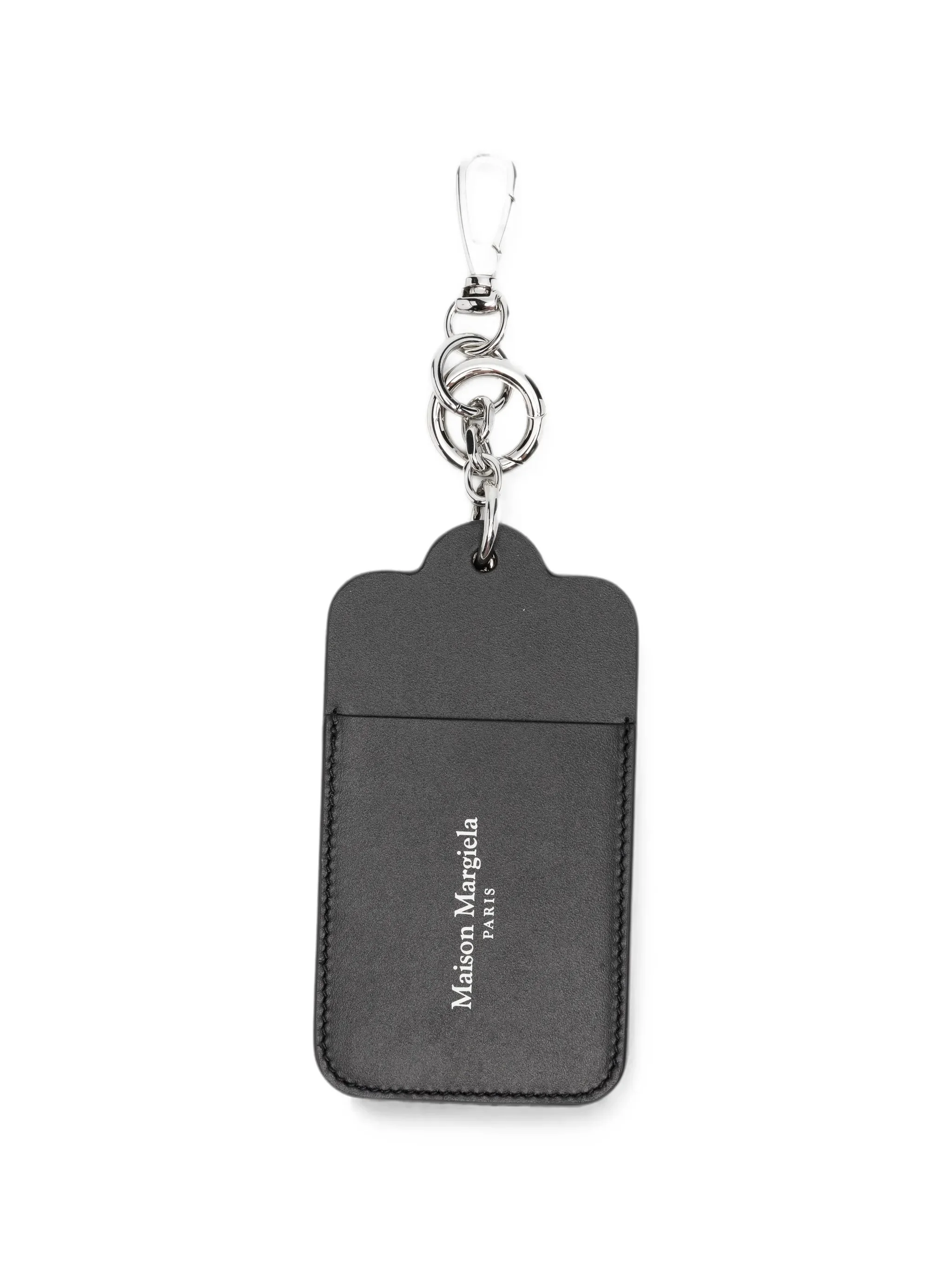 Maison Margiela Logo-print Leather Keyring - 1