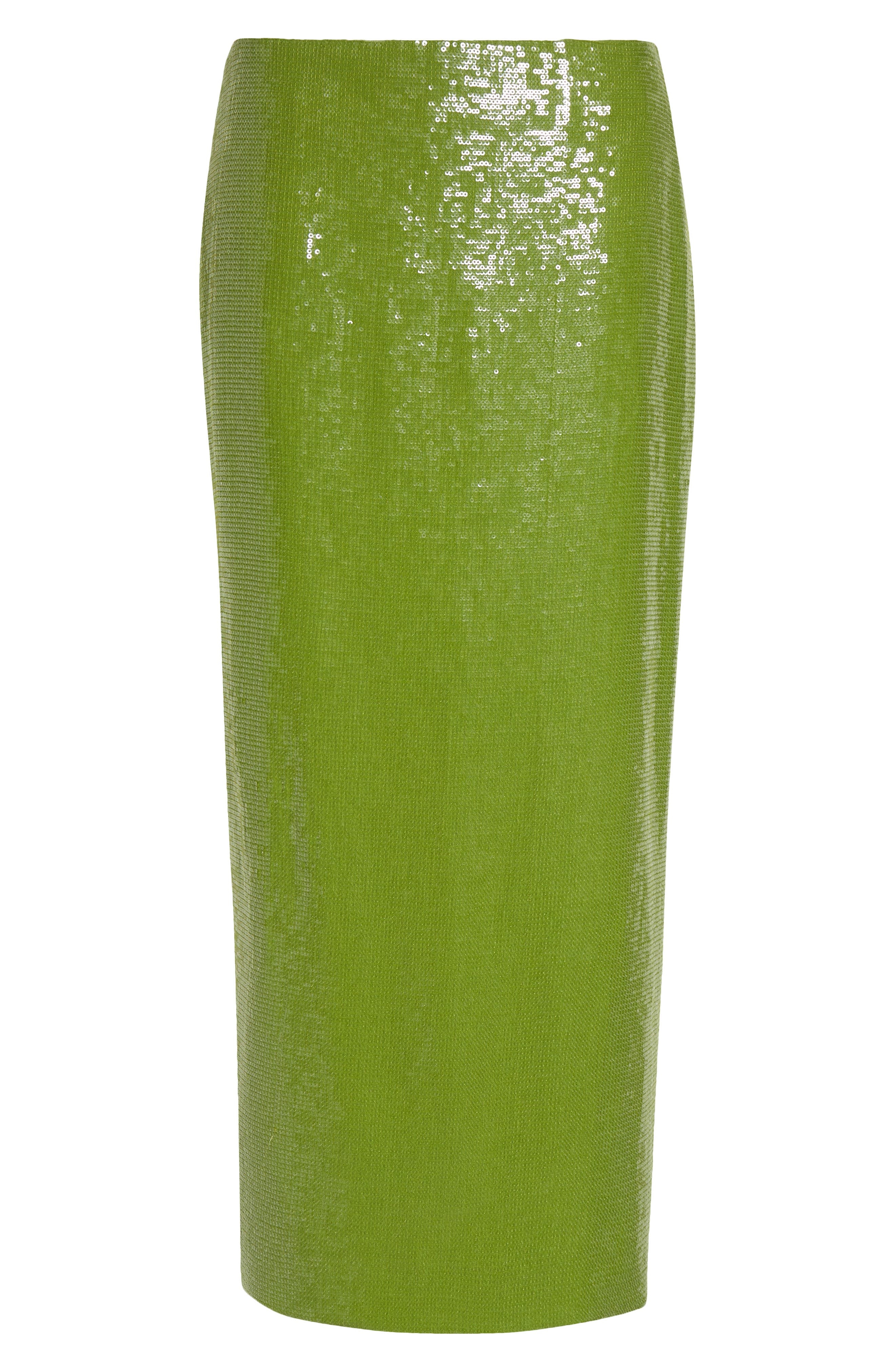Oscar de la Renta Sequin Jersey Pencil Skirt in Fern at Nordstrom - 6