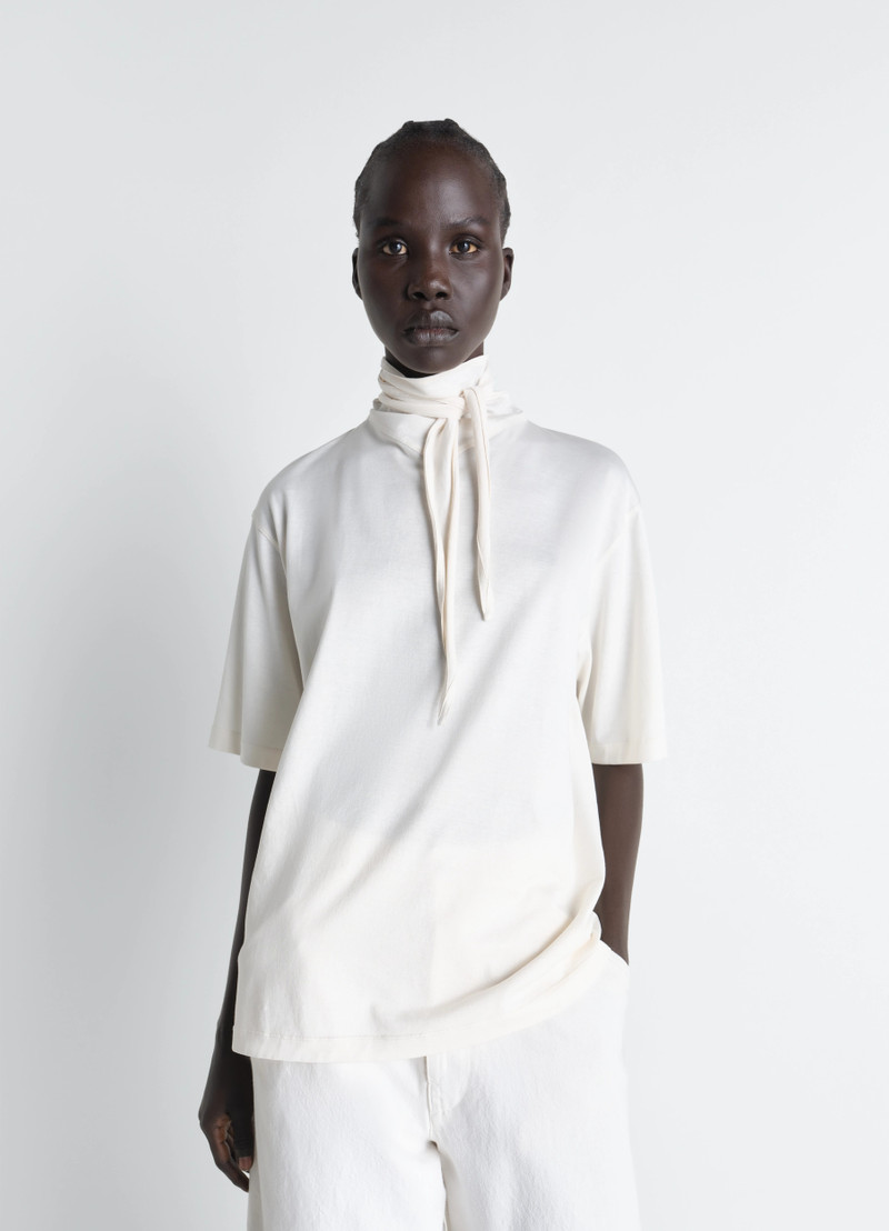 Lemaire T-SHIRT WITH FOULARD IN JERSEY outlook