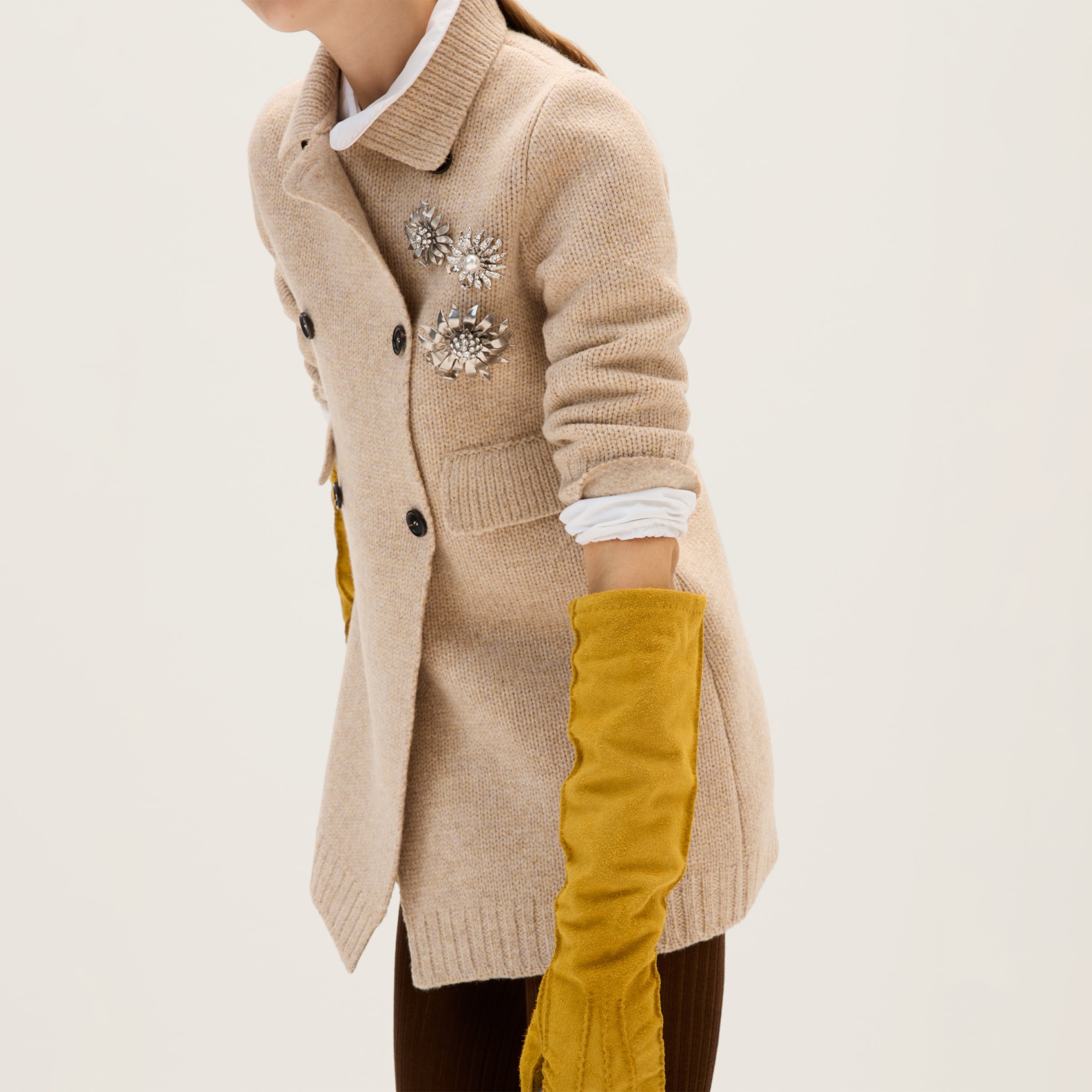 Embroidered wool jacket - 5