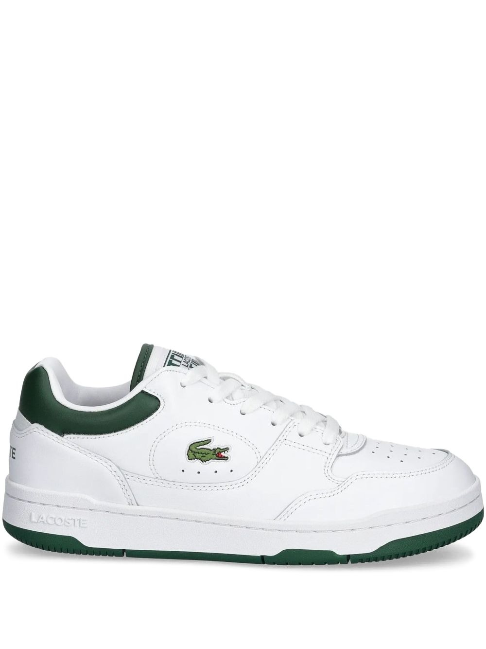 leather logo-detail sneakers - 1