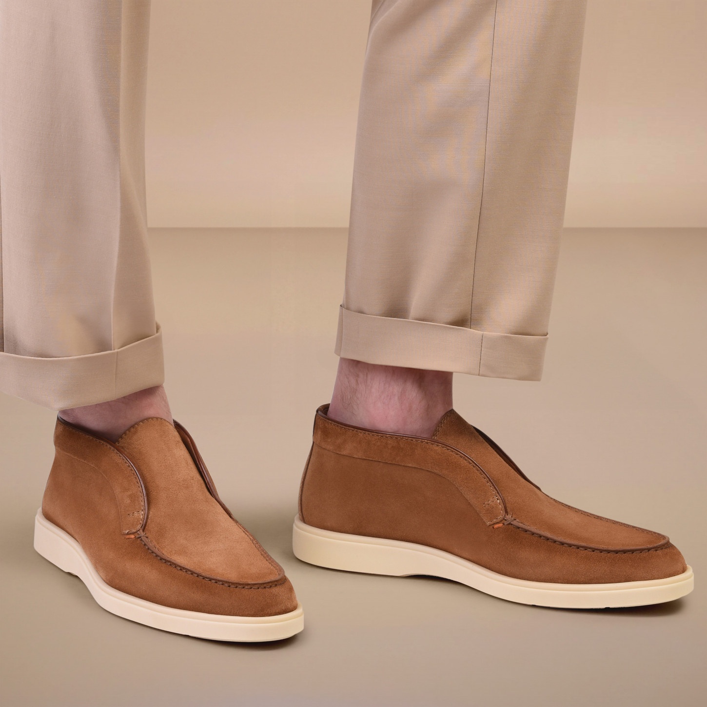 Men’s brown suede desert boot - 2