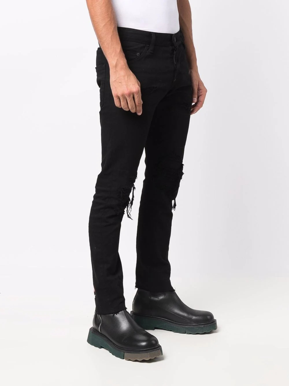 mid-rise skinny jeans - 3