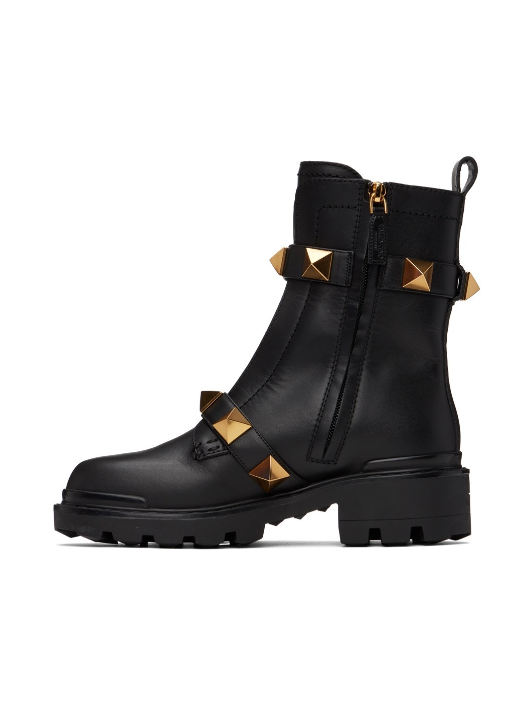 Black Roman Stud Boots - 3