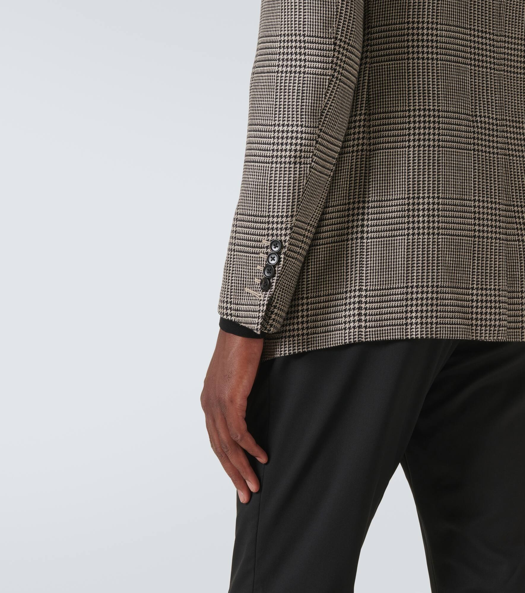Shelton houndstooth wool-blend blazer - 7