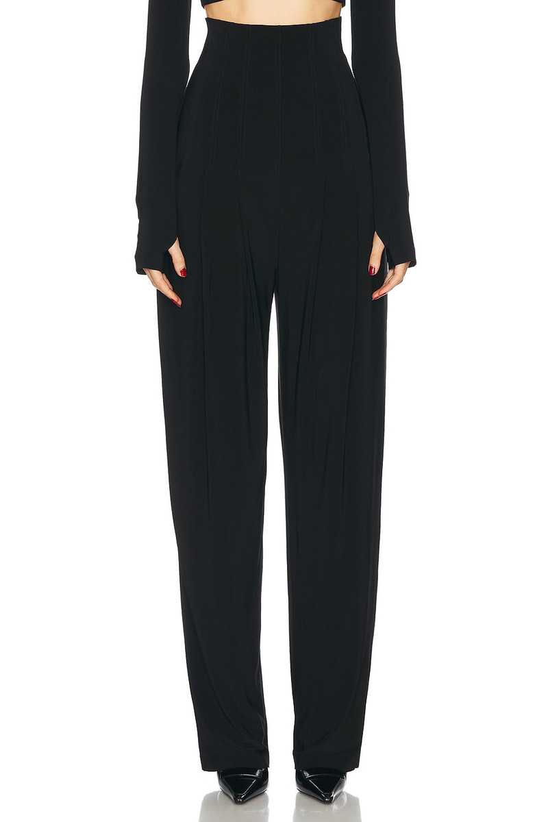 High Waisted Tailored Pleat Pant 1