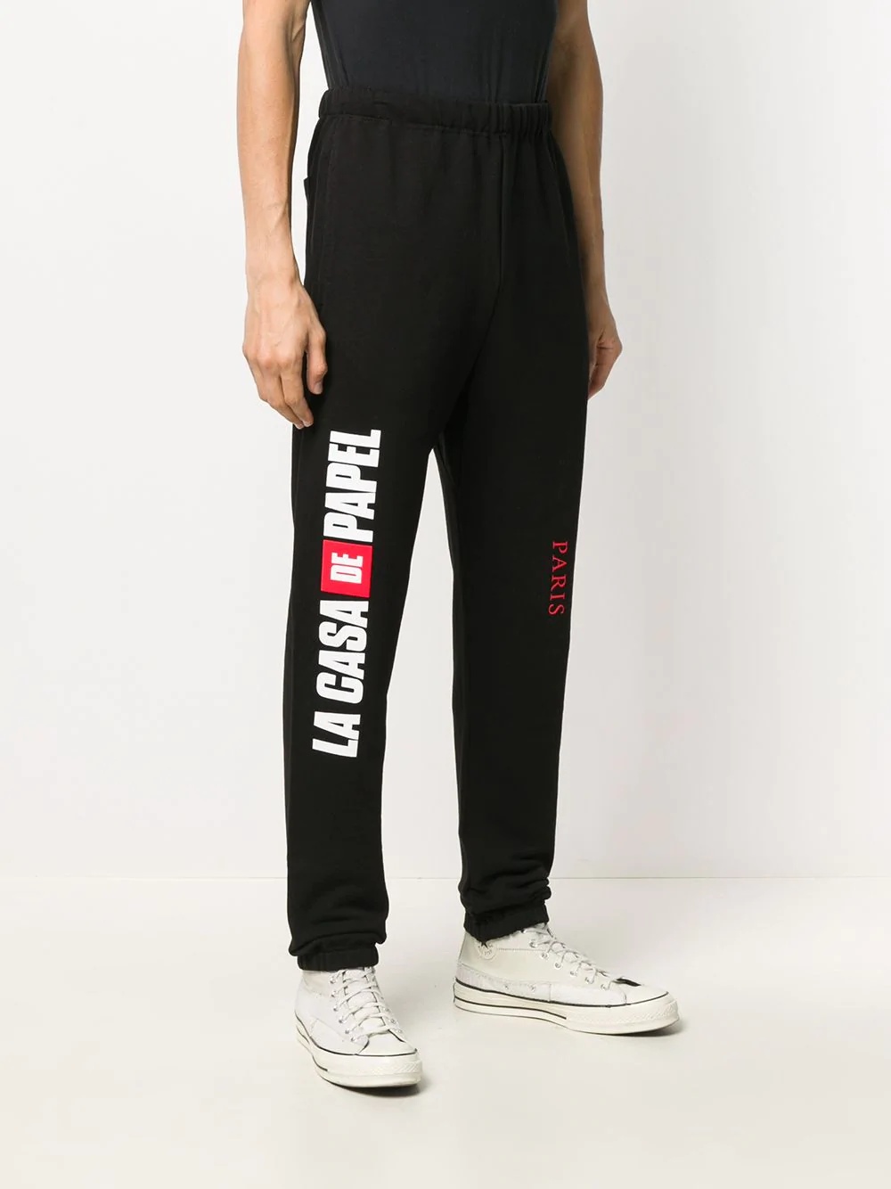 graphic print track pants - 3