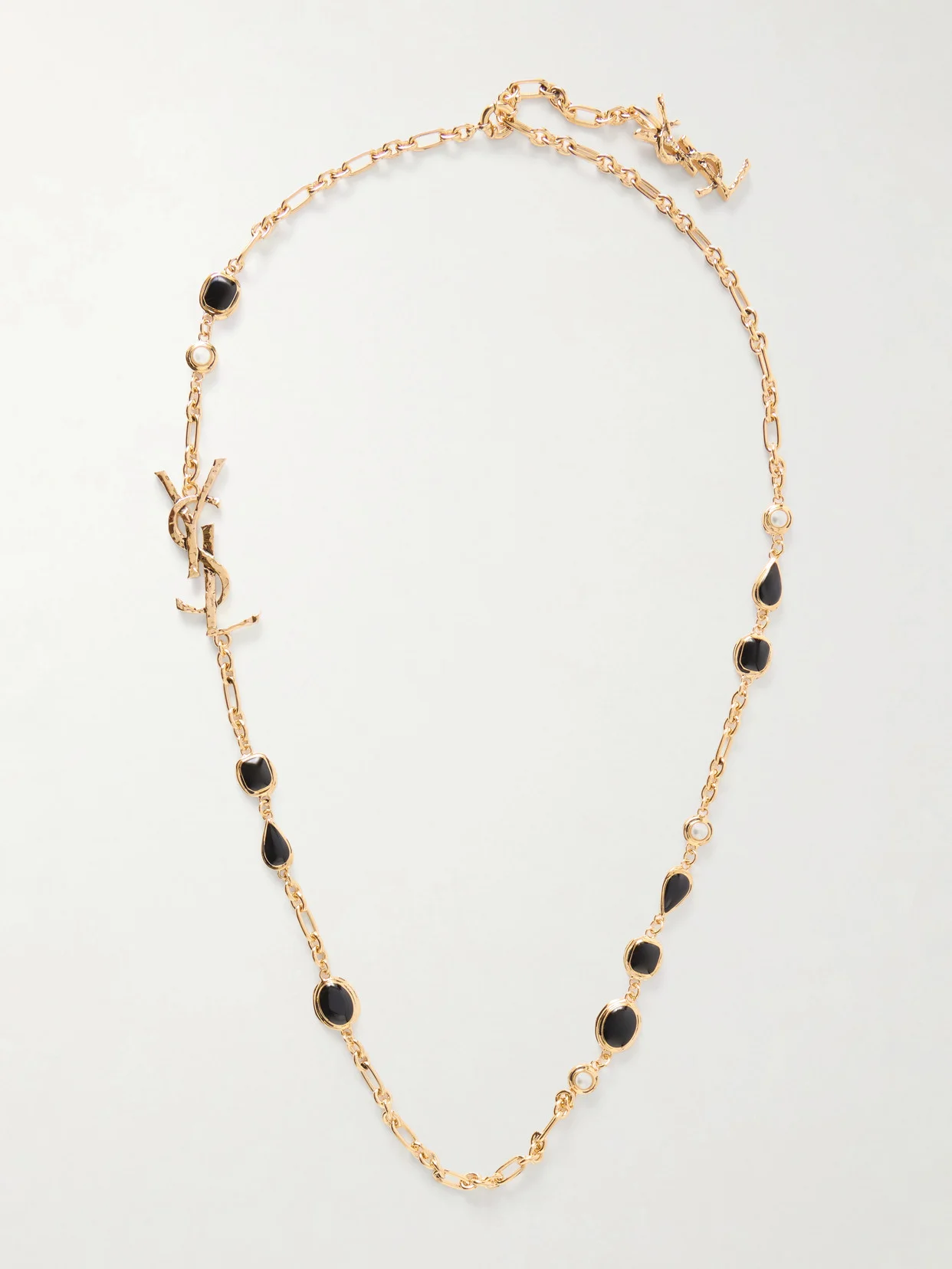 Cassandre Gold-tone Enamel Necklace - 1
