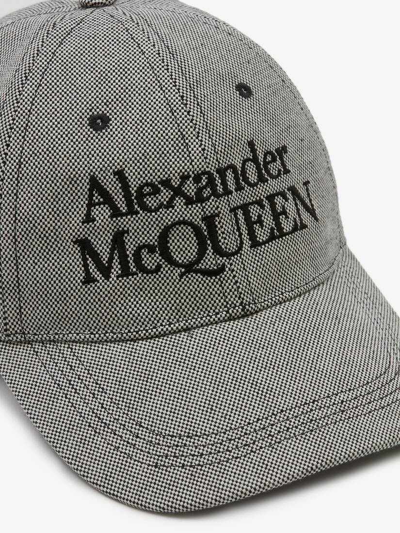 Alexander Mcqueen Signature Baseball Cap in Beige - 4