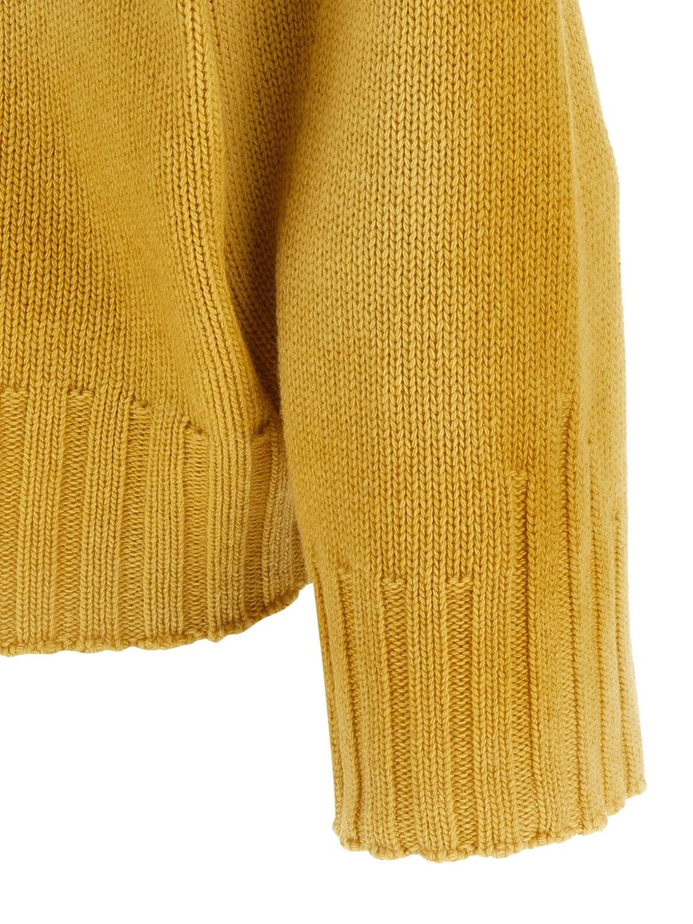 logo-embroidered asymmetrical sweater - 4