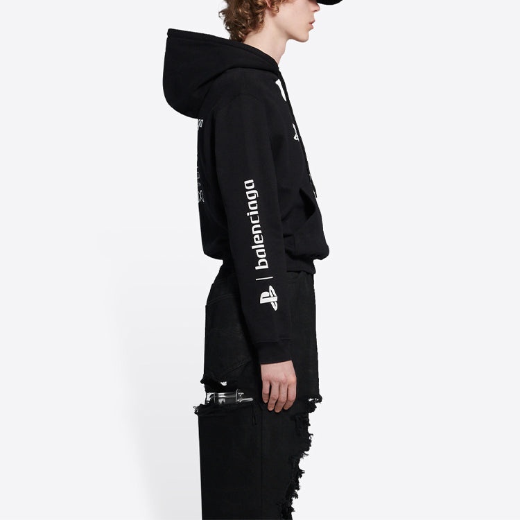 Balenciaga x PlayStation Unisex FW21 Printing Black 657034TKVF41070 - 6