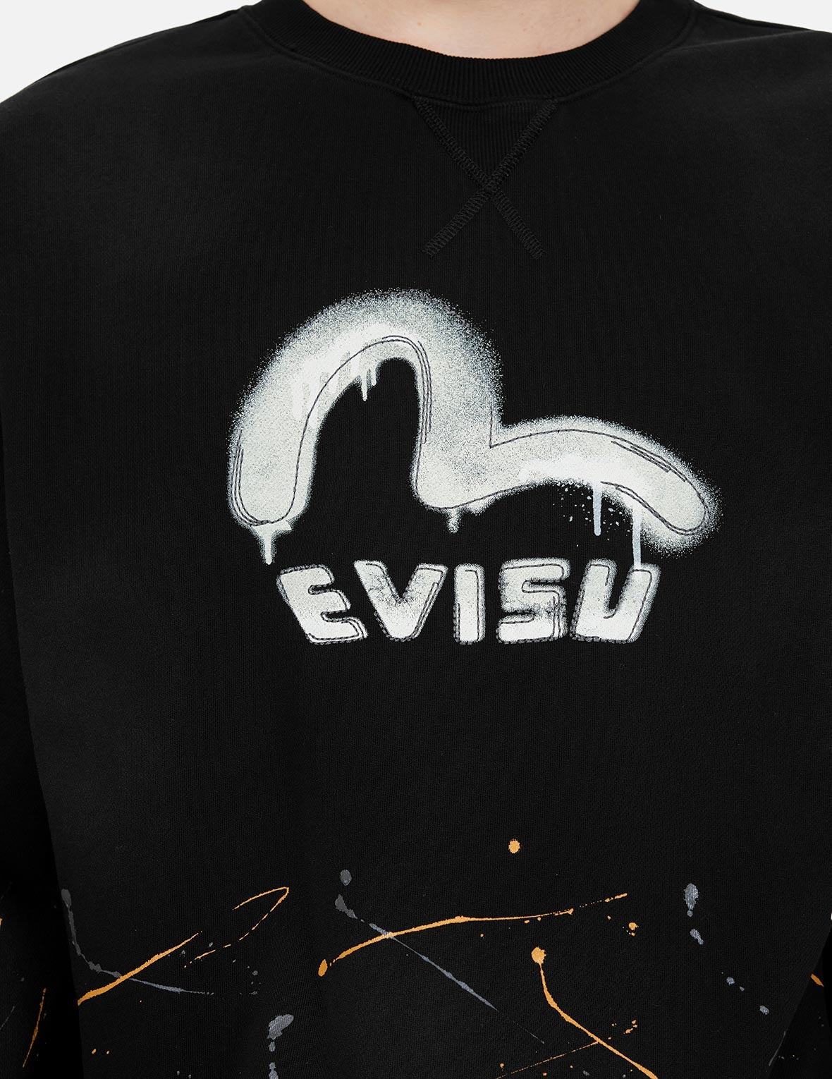 Logo and Seagull Print Relax Fit Sweatshirts - 7