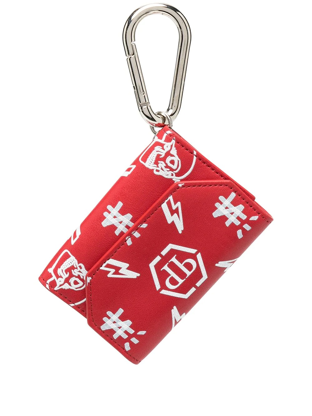 monogram-pattern key case - 1