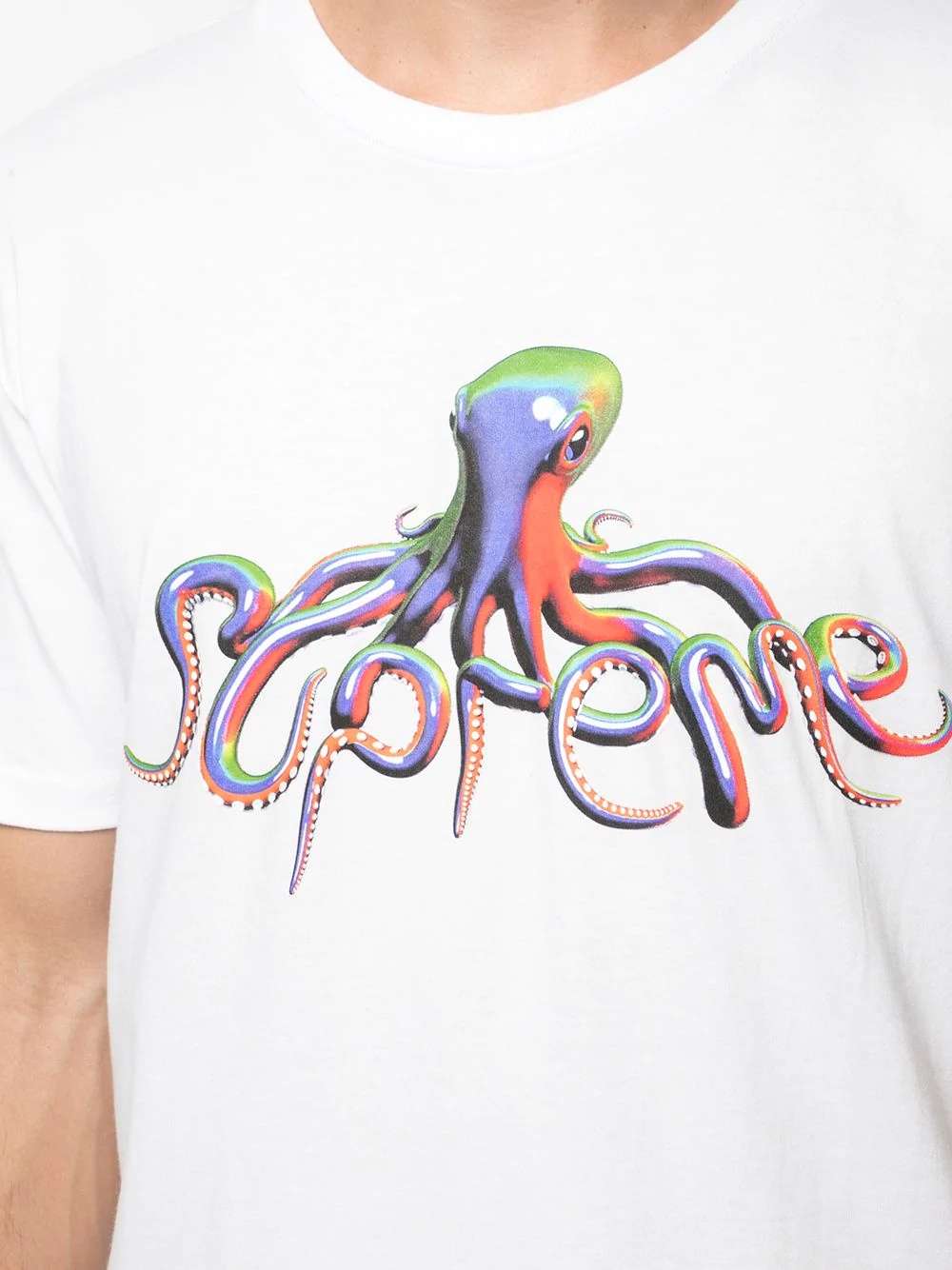 tentacles print T-shirt - 5