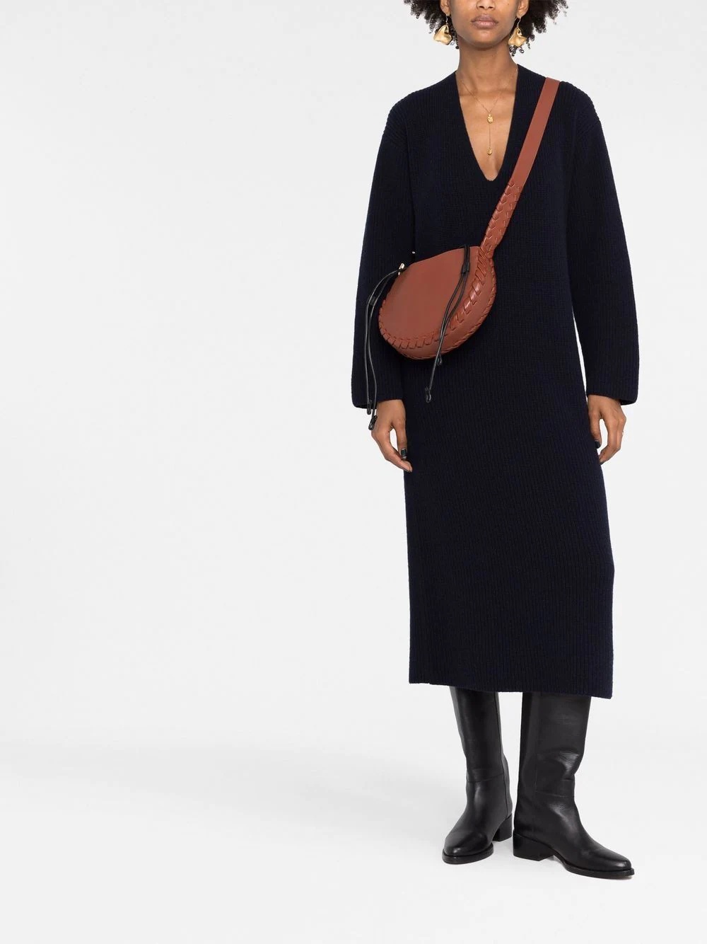 Mate S Hobo leather crossbody bag - 2