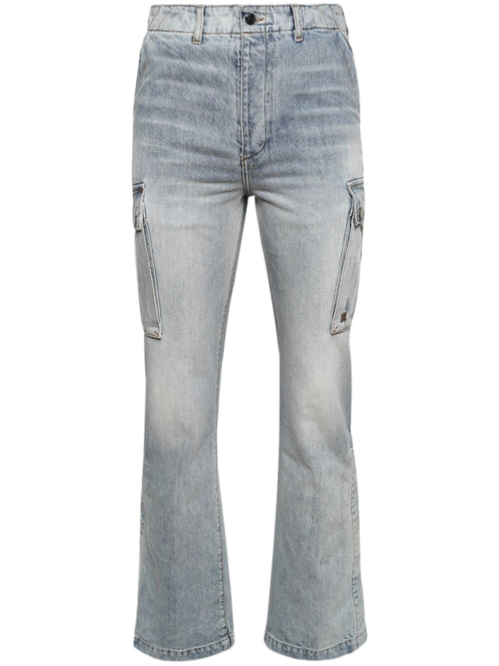 cargo flared jeans - 1
